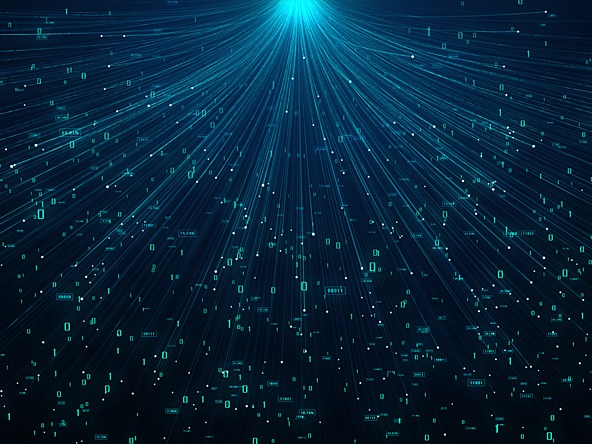 Machine learning abstract image